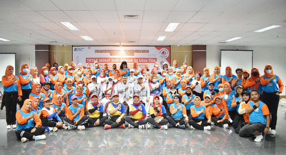 BPKJ Kota Bogor Cetak Puluhan Pelatih Senam Lansia Jantung Sehat 